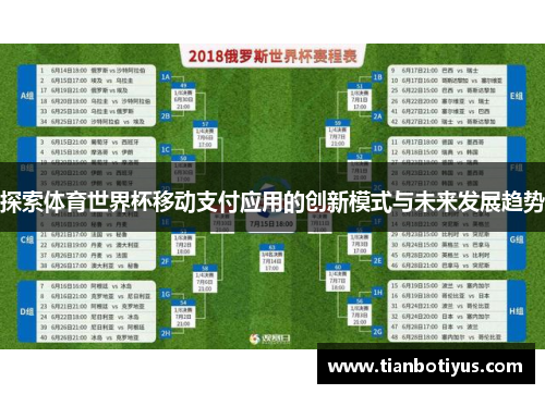 探索体育世界杯移动支付应用的创新模式与未来发展趋势